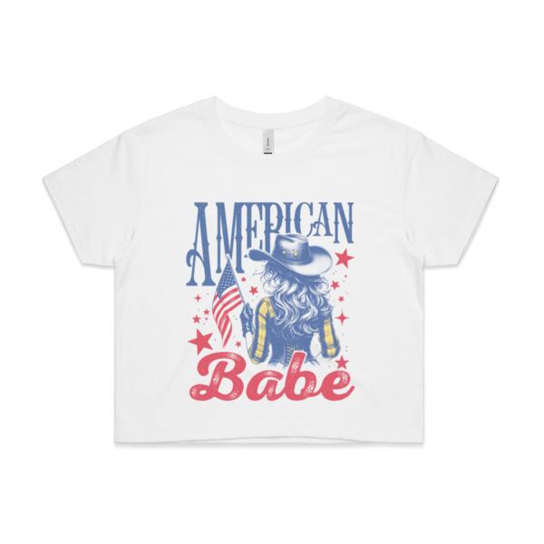 Women | Crop Tee | American Babe Thumbnail