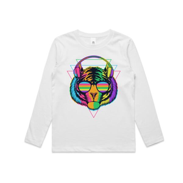 Kids | Long-Sleeve Tee | Cool Tiger Thumbnail
