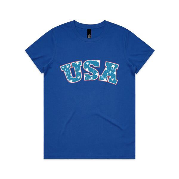Women | Essential Tee | USA Thumbnail