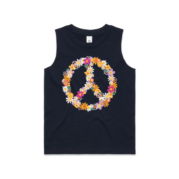 Kids | Tank | Flower Power Peace Thumbnail