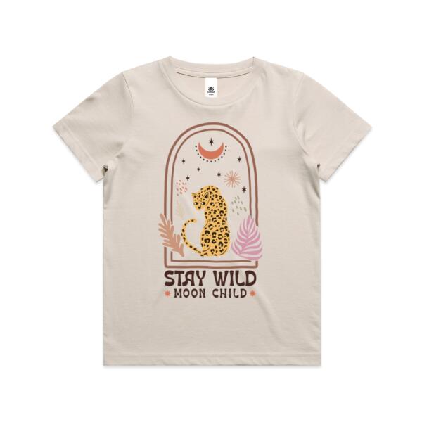 Kids | Essential Tee | Stay Wild Moon Child Thumbnail