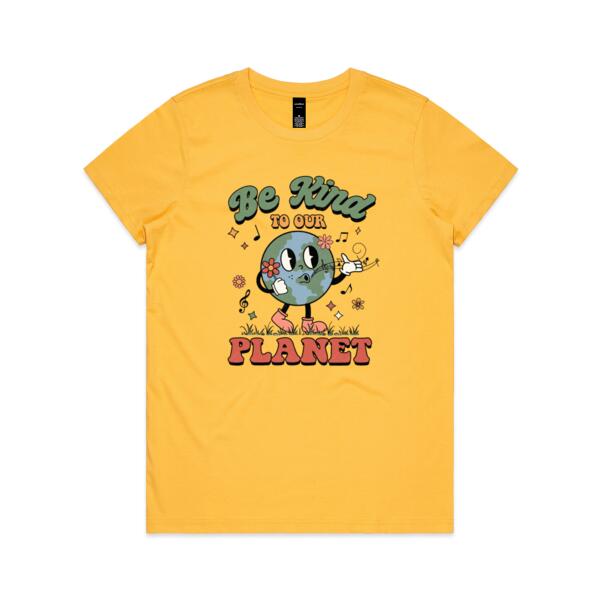 Women | Essential Tee | Be Kind to Our Planet Thumbnail
