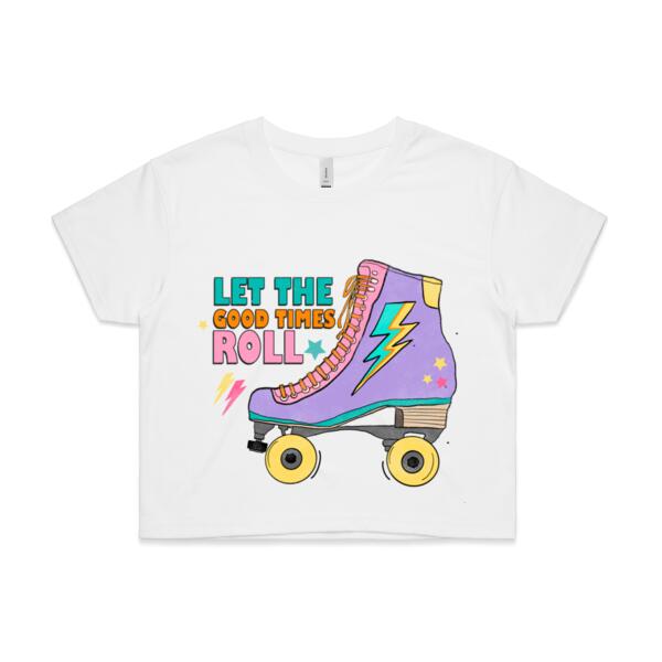 Women | Crop Tee | Let The Good Times Roll Thumbnail