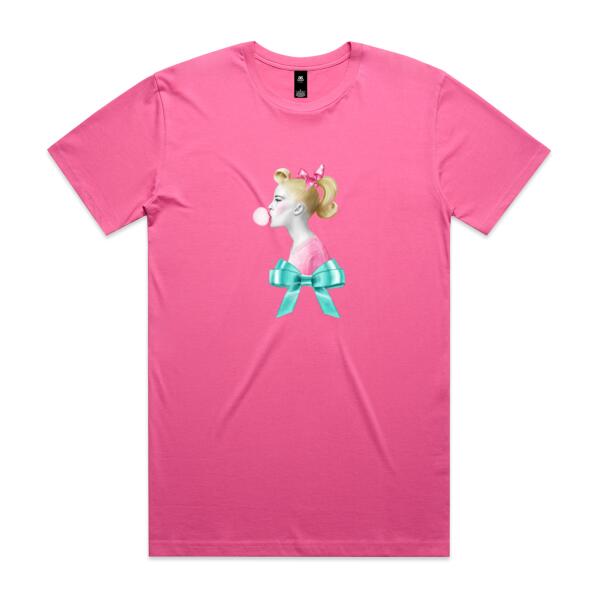 Women | Oversized Tee | Fifties Bubblegum Girl Thumbnail