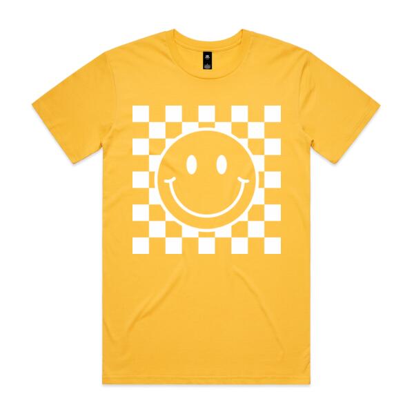 Women | Oversized Tee | Checkered Smiles Thumbnail