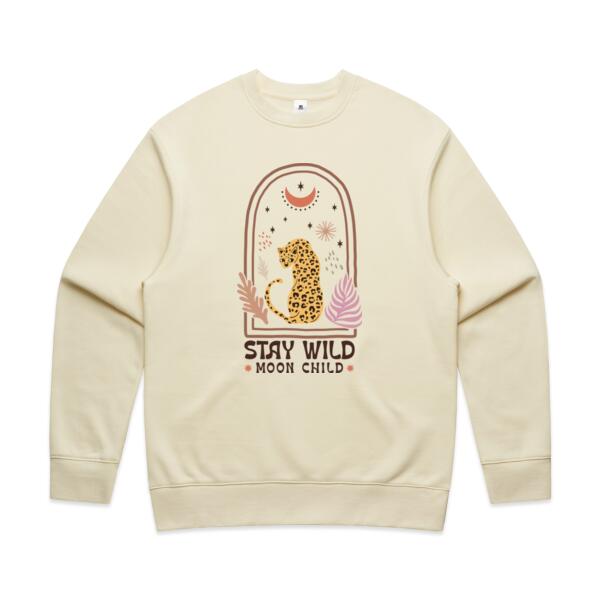 Women | ♻️ Relaxed Sweatshirt | Stay Wild Moon Child Thumbnail