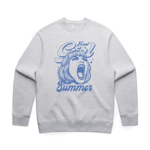 Women | ♻️ Relaxed Sweatshirt | Feral Girl Summer Thumbnail
