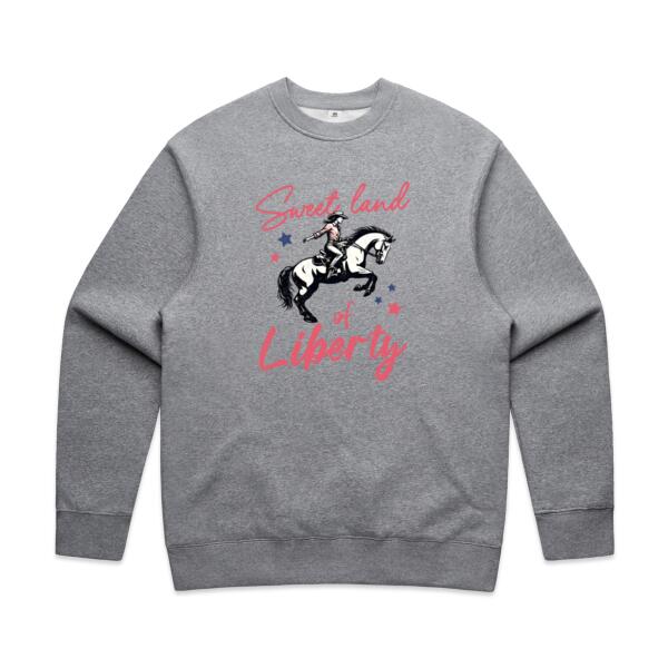 Women | ♻️ Relaxed Sweatshirt | Sweet Land of Liberty Thumbnail