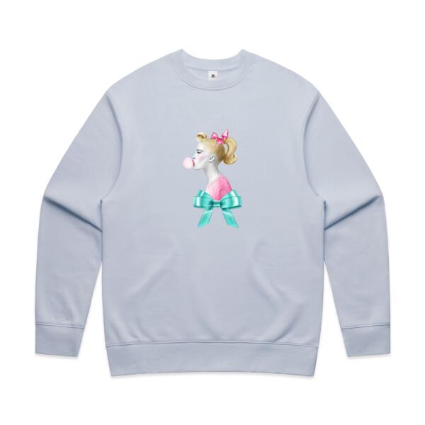 Women | ♻️ Relaxed Sweatshirt | Fifties Bubblegum Girl Thumbnail