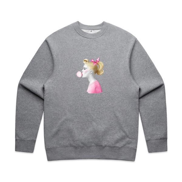 Women | ♻️ Relaxed Sweatshirt | Fifties Bubblegum Girl Thumbnail