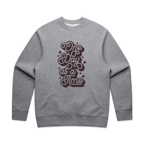 Women | ♻️ Relaxed Sweatshirt | One Day at a Time Thumbnail