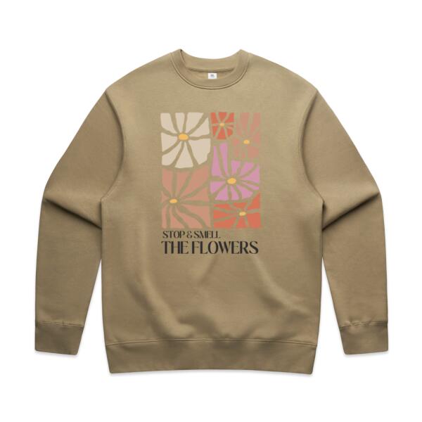 Women | ♻️ Relaxed Sweatshirt | Stop & Smell the Flowers Thumbnail