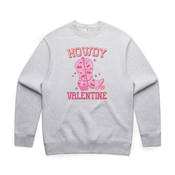 Women | ♻️ Relaxed Sweatshirt | Howdy Valentine Thumbnail