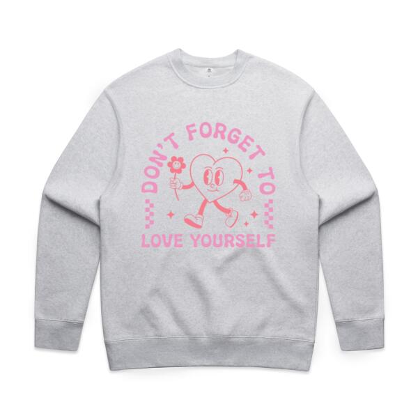 Women | ♻️ Relaxed Sweatshirt | Don't Forget to Love Yourself Thumbnail