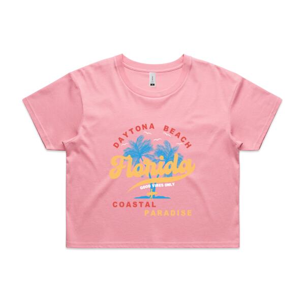 Women | Crop Tee | Daytona Beach Thumbnail