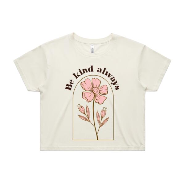 Women | Crop Tee | Be Kind Always Thumbnail