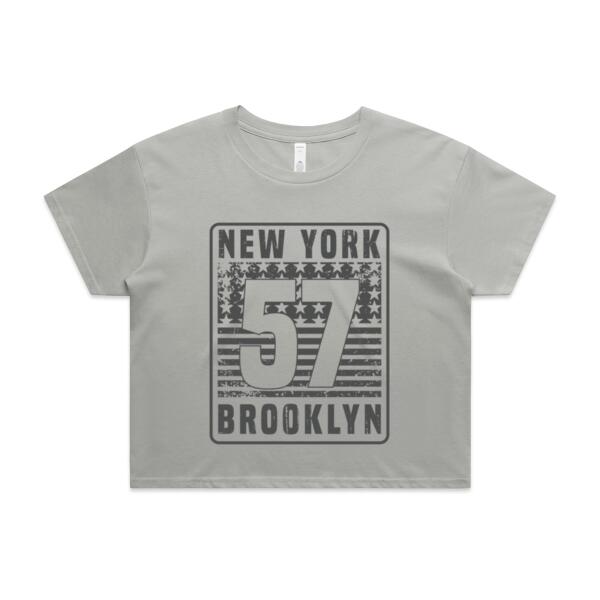 Women | Crop Tee | New York Brooklyn 57 Thumbnail