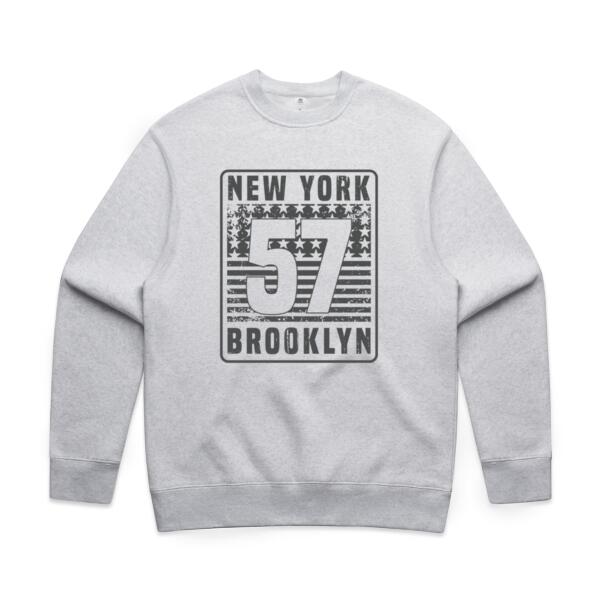 Women | ♻️ Relaxed Sweatshirt | New York Brooklyn 57 Thumbnail