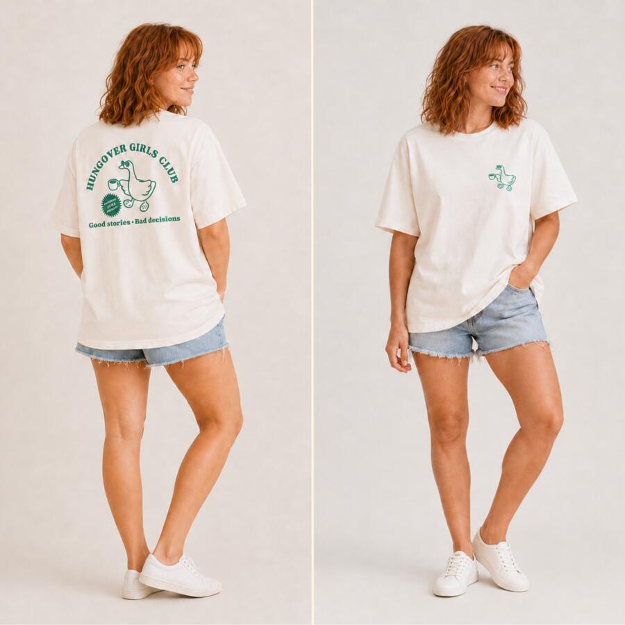 Hungover Girls Club • Oversized Tee Thumbnail