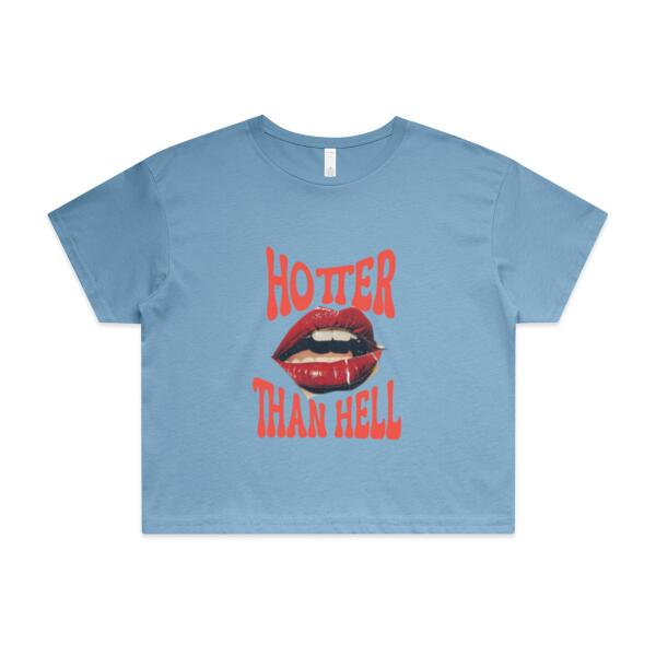 Women | Crop Tee | Hotter Than Hell Thumbnail