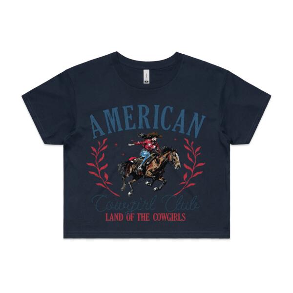 Women | Crop Tee | Cowgirls Club Thumbnail