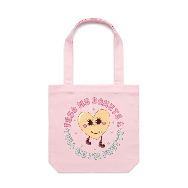 Tote (42 x 42cm) | Feed Me Donuts & Tell Me I'm Pretty Thumbnail
