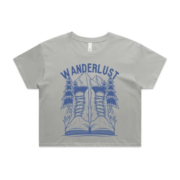 Women | Crop Tee | Wanderlust Thumbnail