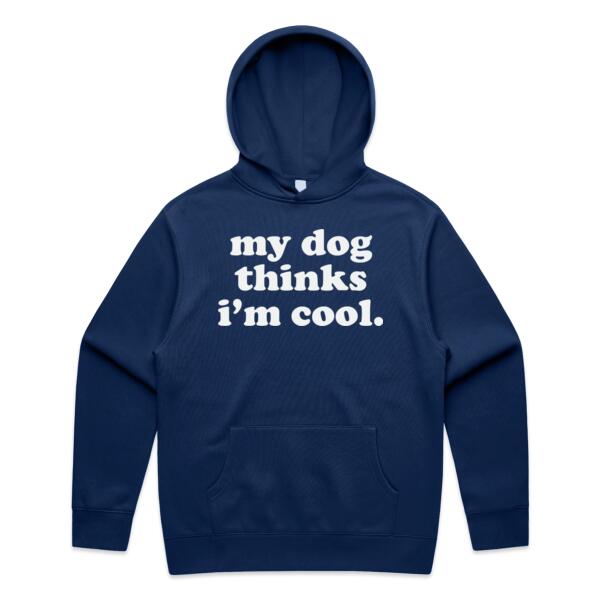 Women | ♻️ Relaxed Hoodie | My Dog Thinks I'm Cool Thumbnail