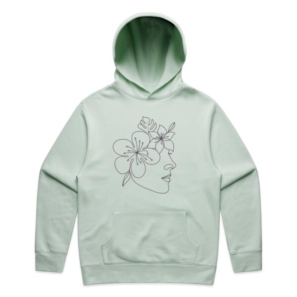 Women | ♻️ Relaxed Hoodie | Floral Face Thumbnail