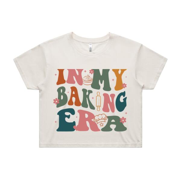 Women | Crop Tee | In My Baking Era Thumbnail