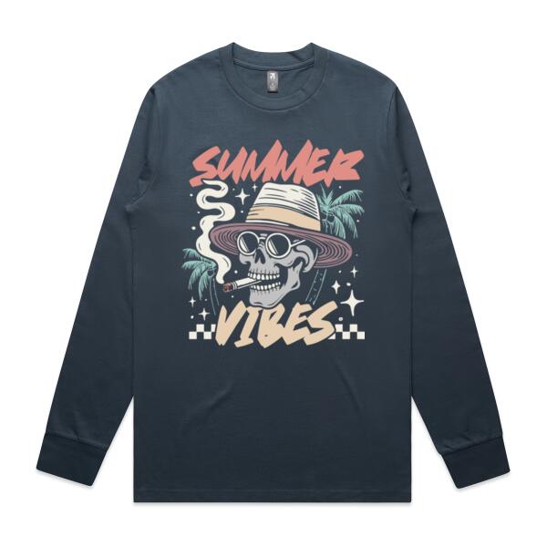 Men | Long-Sleeve Tee | Summer Vibes Thumbnail