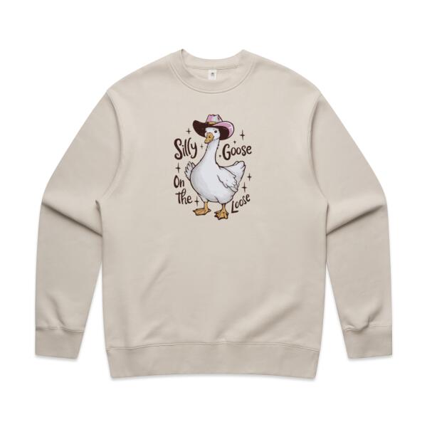 Women | ♻️ Relaxed Sweatshirt | Silly Goose on the Loose Thumbnail