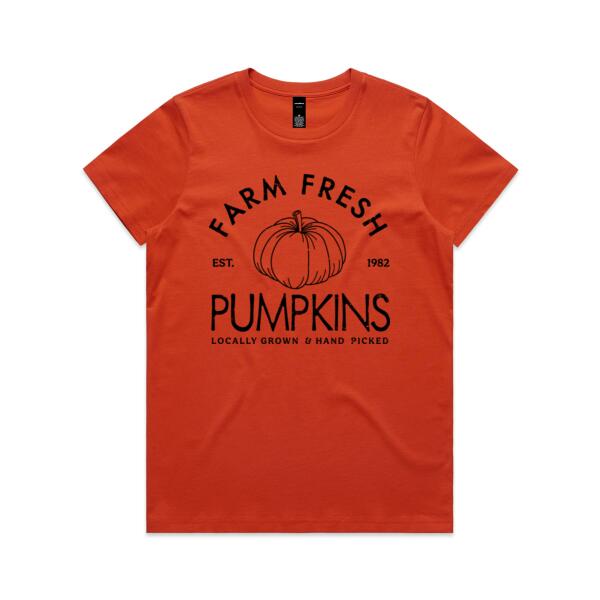 Women | Essential Tee | Farm Fresh Pumpkins Thumbnail