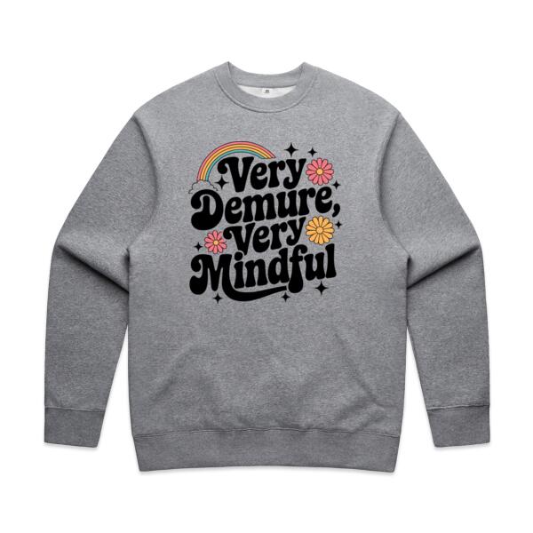 Women | ♻️ Relaxed Sweatshirt | Very Demure, Very Mindful Thumbnail