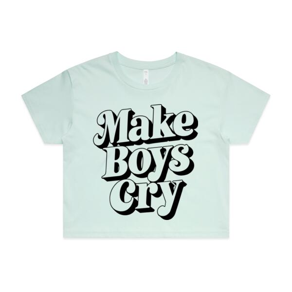 Women | Crop Tee | Make Boys Cry Thumbnail