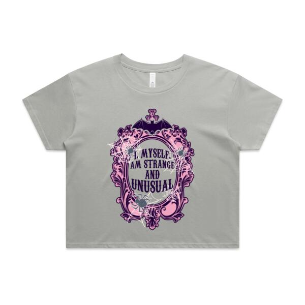 Women | Crop Tee | I, Myself am Strange and Unusual Thumbnail