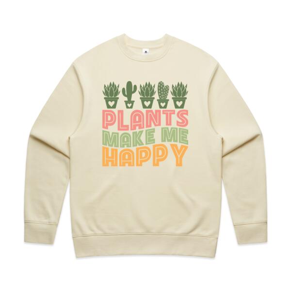 Women | ♻️ Relaxed Sweatshirt | Plants Make Me Happy Thumbnail