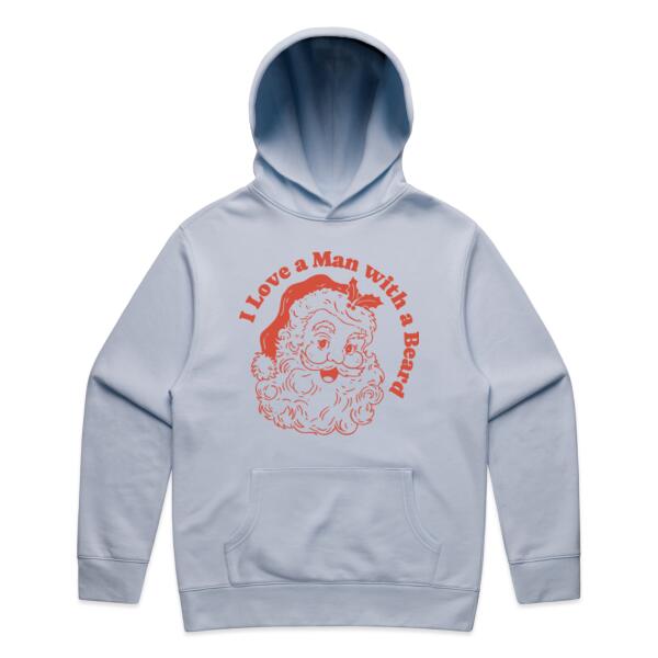 Women | ♻️ Relaxed Hoodie | I Love a Man with a Beard Thumbnail