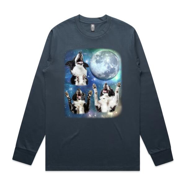 Men | Long-Sleeve Tee | Howling at the Moon Thumbnail