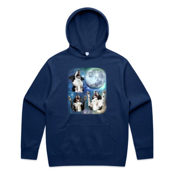 Men | ♻️ Relaxed Hoodie | Howling at the Moon Thumbnail