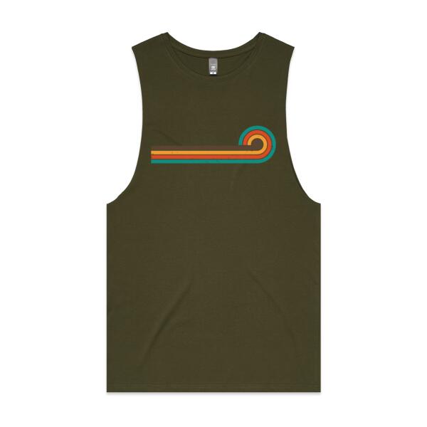 Men | Muscle Tank | Groovy Stripes Thumbnail