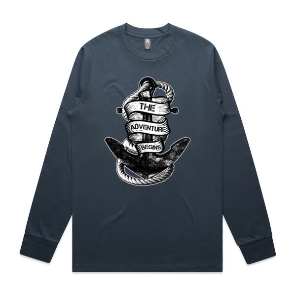 Men | Long-Sleeve Tee | The Adventure Begins Thumbnail