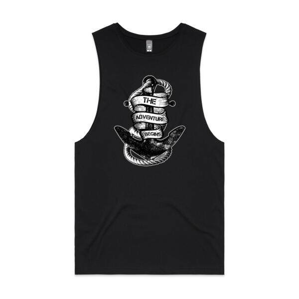 Men | Muscle Tank | The Adventure Begins Thumbnail