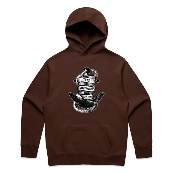 Men | ♻️ Relaxed Hoodie | The Adventure Begins Thumbnail