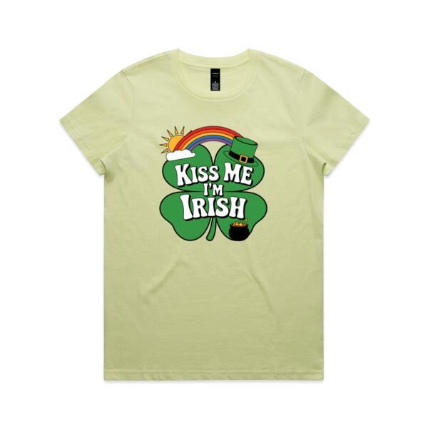 Women | Essential Tee | Kiss Me I'm Irish Thumbnail