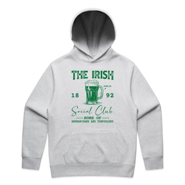 Men | ♻️ Relaxed Hoodie | Irish Social Club Thumbnail