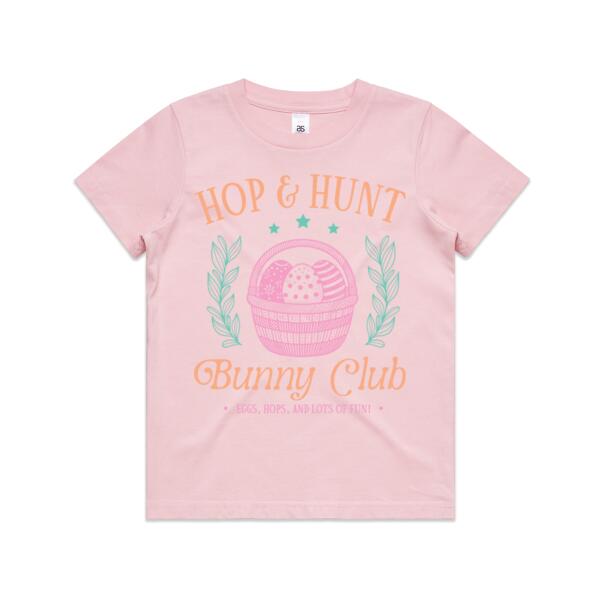 Kids | Essential Tee | Hop & Hunt Bunny Club Thumbnail
