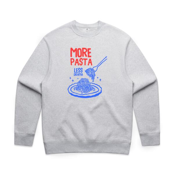 Women | ♻️ Relaxed Sweatshirt | More Pasta, Less Drama Thumbnail