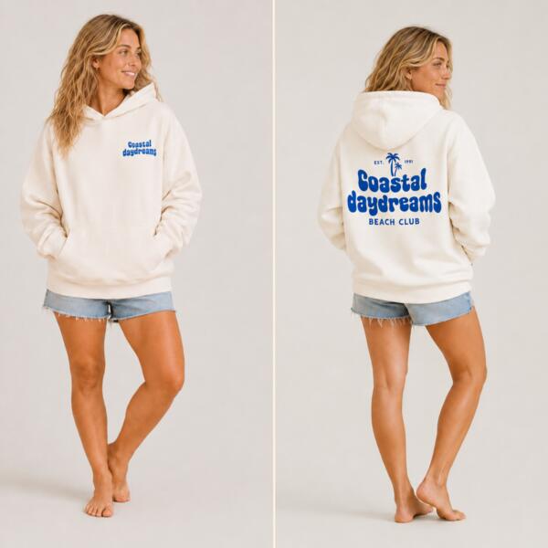 Coastal Daydreams Beach Club • Hoodie Thumbnail