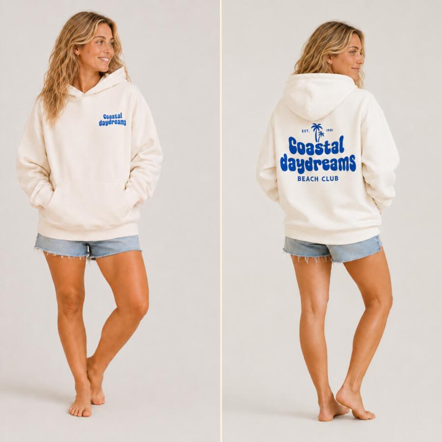 Coastal Daydreams Beach Club • Hoodie Thumbnail